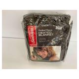 New Sunbeam Quilted Fleece Twin Heated Blanket
