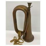Brass Bugle with Cord... Tested by Our Own Duke Allen!