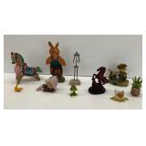 Figurines and Metal Sculpture