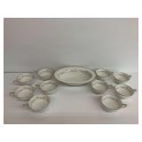 Noritake Fine China Sherwin Gold Trimmed Bowl & Cup Set