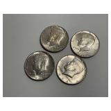 1964 Kennedy Half Dollar Coins (Lot of 4)