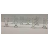 Eight Glass Soda Fountain Sundae Glasses