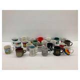 Assorted Collection of Decorative Coffee Mugs - Souvenir and Novelty Styles