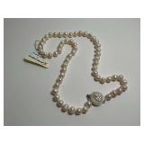 Cultured Freshwater Pearl Necklace with Buster Pearl Clasp