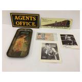 Autographed Boxing Photos, Coca-Cola Tray, Pabst Ad, and More