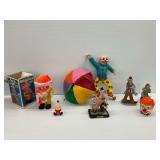 Clown Figurines and Musical Box