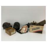 Welding Equipment & Accessories Lot - Helmets, Gloves, Electrodes