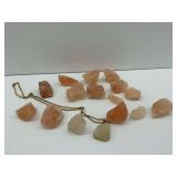 Pink Himalayan Salt Chunks and Necklace