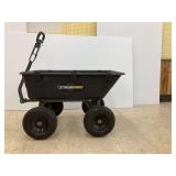 Gorilla Carts Heavy-Duty Poly Yard Cart