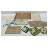 Vintage Textiles: Doilies, Potholders, and Embroidered Cloth