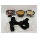 Dog Harness, Bowls, and PawsTech Boots Bundle