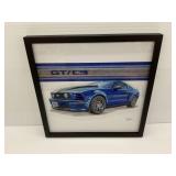 Framed Art Print of 2008 Ford Mustang GT/CS by Shannon Watts