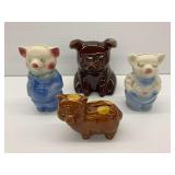 Piggy Banks - Hull, McCoy, and Royal Copley