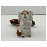 1940s Hego Porcelain Pekingese Triple Electric Plug Splitter - "Alec Tri Pup"