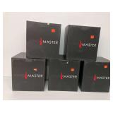 Five New Vino Master Glass Decanters