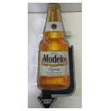 Modelo Beer Bottle Shaped Light Up Advertising Sign... works