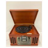 Crosley CR24-003A Radio, Turntable, and CD Recorder, works