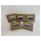 Five Riker New Display Cases - 6-1/4 x 5-1/4 x 3/4 in. Deep