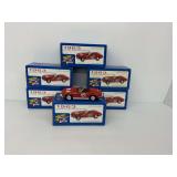 Six 1963 Corvette Roadster Diecast Cars - Big A