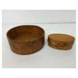 Vintage Wooden Grain Dry Measure and Shaker Pantry Box