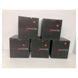 Five New Vino Master Glass Decanters