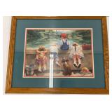 Framed Print - "Fishing Buddies" by Loving Hatton
