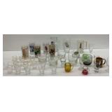 Glasses, Mugs, and Shot Glasses