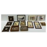 Variety of Framed Prints and Shadowboxes