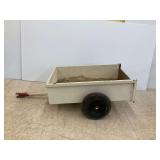 Utility Cart with Tow Bar and Wheels