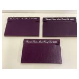 1991-1993 United States Mint Proof Set Collection