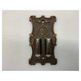 Vintage Cast Iron Stove Damper Control Plate