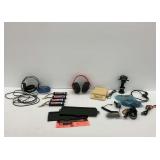 Electronics and Accessory Bundle: Headphones, CD Player, Scale, Car Mount & More