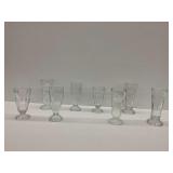 Eight Glass Soda Fountain Sundae Glasses