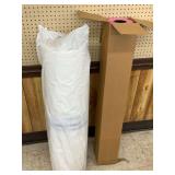 Uline Poly Sheeting - 40x100 6MIL White & 48x500 4MIL Pink