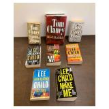 Seven Tom Clancy and Lee Child Novels