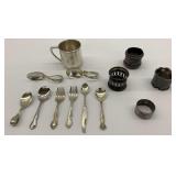 Spoons, Forks, Napkin Rings, and Other Silverplate