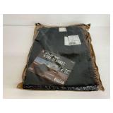 New Navy Wool Blanket