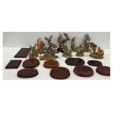 Group of Andrea by Sadek Porcelain Bird Figurines...see description & photos