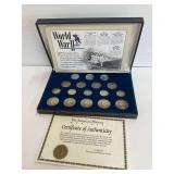 World War II United States Wartime Coins Set with COA