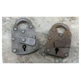 Two Vintage Locks..no keys