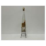 Ditta Arturo Vaccari of Livorno 1 Gal. Bottle with Metal Stand