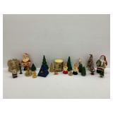 Santas, Gurley Candles, Figurines & Other Christmas Decor