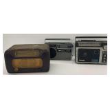 Philco, General Electric, and Panasonic Radios