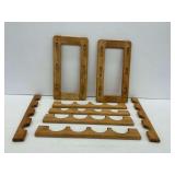 Wooden Wall Mount Wine Rack Kit...no hardware