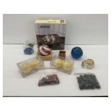 Decorative Candles and  Stones Lot