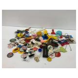 Promotional Items, Keychains, Pinback Buttons and More