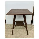 Accent Table with Barley Twist Legs and Claw & Ball Feet