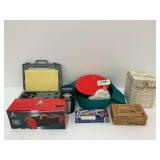 Household Kitchen Lot: Cookinex Grill, Sushi Set, Houidini Shaker, Moulinex Dough Work