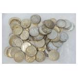 81 Silver Roosevelt Dimes
