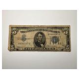 1934 $5 Silver Certificate